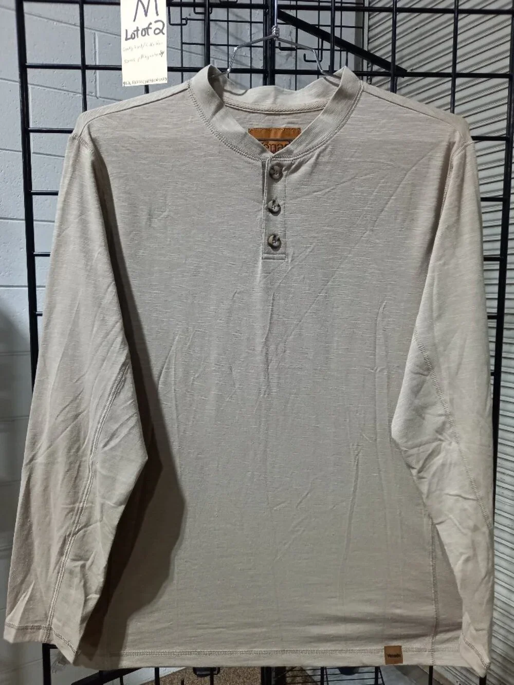 Men's Long Sleeve Fleece Shirt + Long Sleeve Flex Henley | Medium